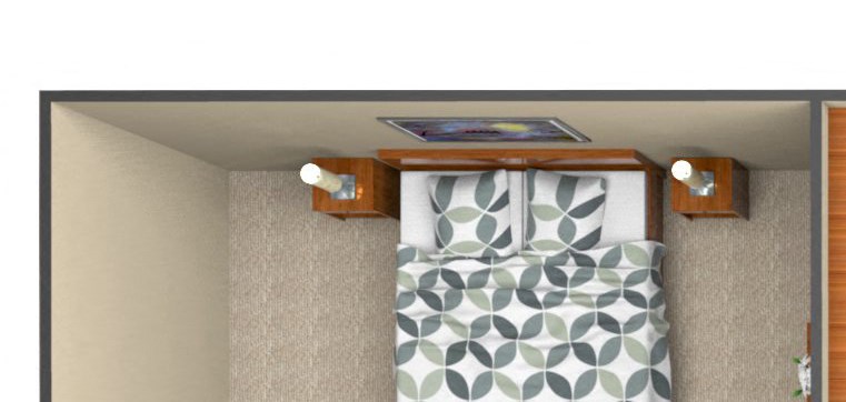 1-Bedroom floor plan
